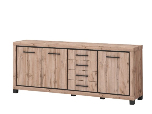 Dressoir 3 portes 4 tiroirs