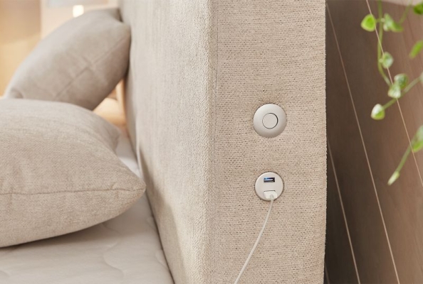 Prises USB de chaque côté