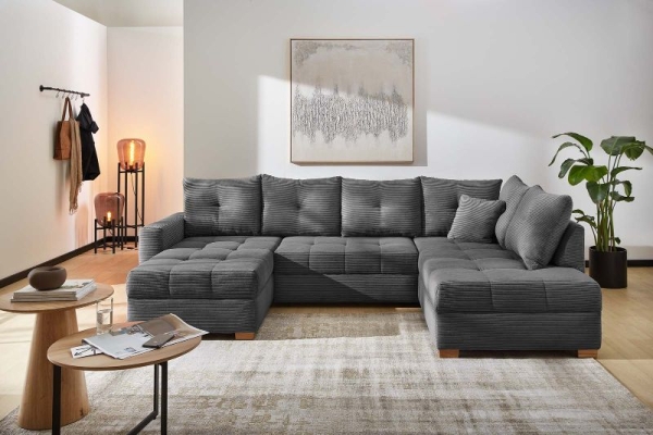 Microfibre velours gris