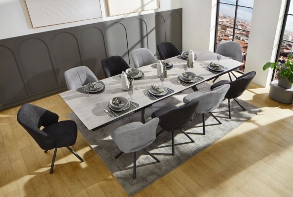 Table modulable en 200, 240, 280 ou 320 cm