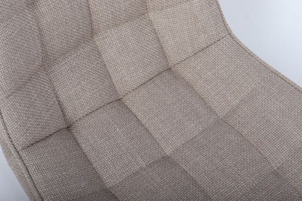 Assise en tissu beige