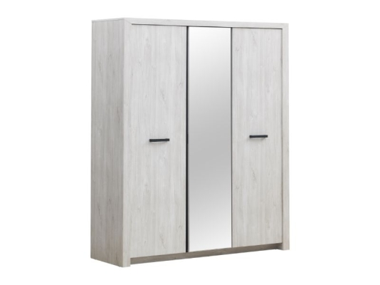 Garde-robe 3 portes dont 1 miroir 