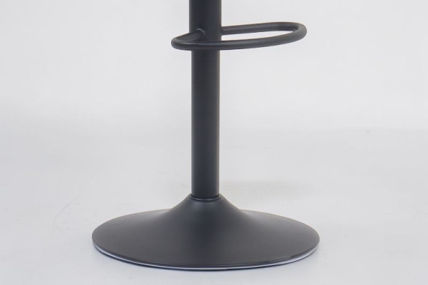 Pied métal noir