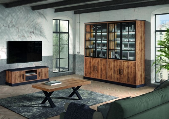 Meuble TV et bibliothèque