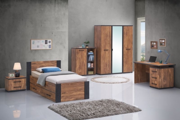 Avec garde-robe 3 portes