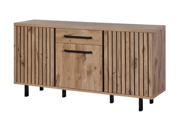 Dressoir 180 cm 3 portes 1 tiroir