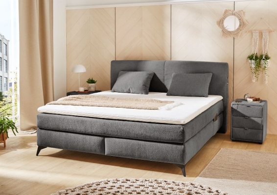 Tissu gris foncé