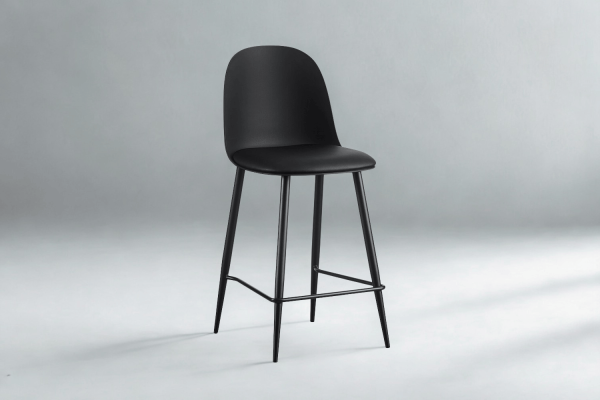 Chaise de comptoir Jasmin  (5670-2) Pu noir.png