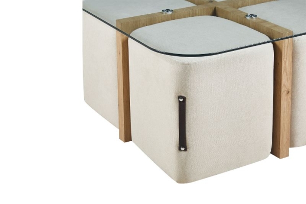 Détail pouf