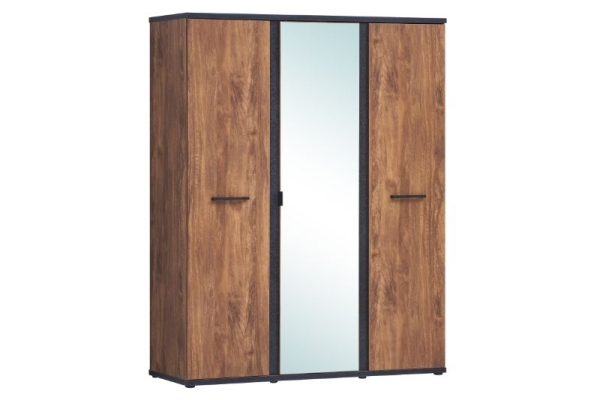 Garde-robe 3 portes dont 1 miroir