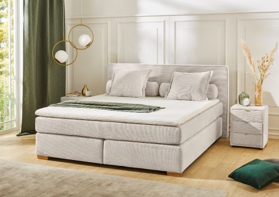 Microfibre côtelée blanc