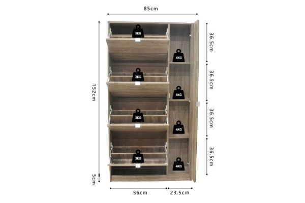 Dimensions intérieur