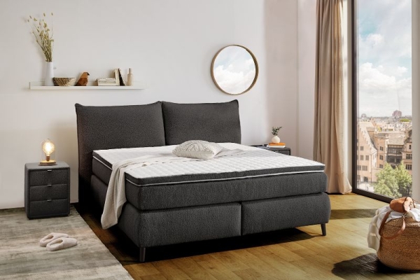Tissu gris foncé