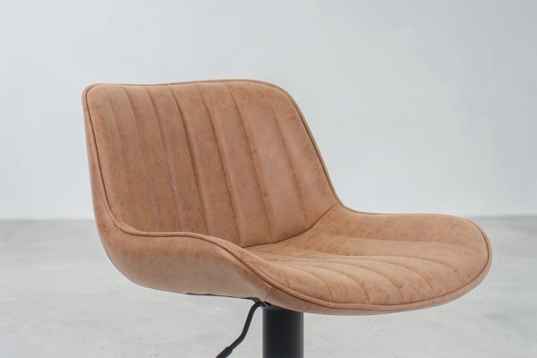 Assise en PU cognac
