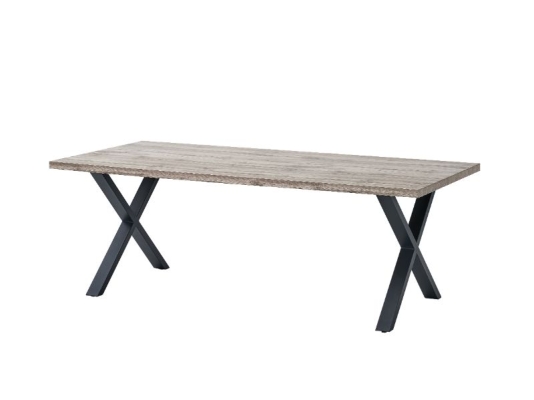 Table 220 x 95 cm avec pieds en X