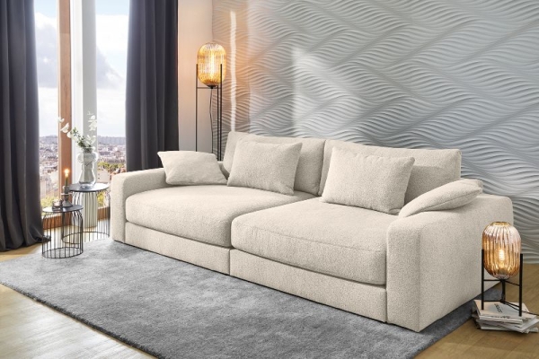 Tissu beige chiné