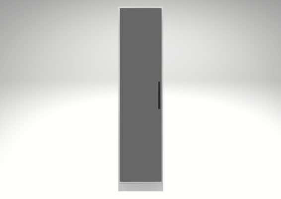 elément 50 cm avec porte anthracite