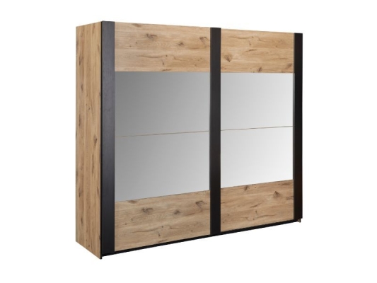 Garde-robe 2 portes coulissantes