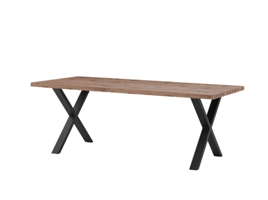 Table à manger 220 cm avec pieds en X