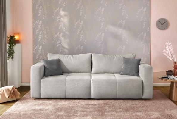 Tissu gaufré gris clair