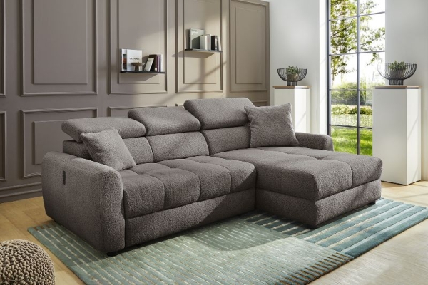 Tissu gris foncé