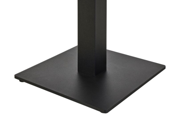 Pied et socle métal noir