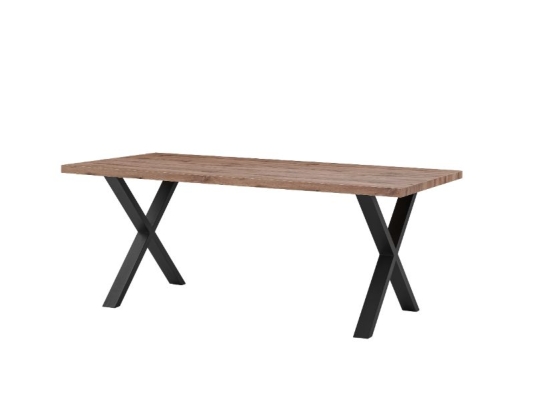 Table à manger 190 cm avec pieds en X