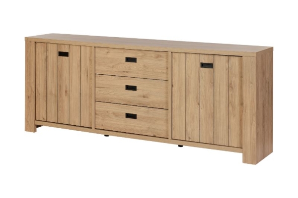 Dressoir 2 portes 3 tiroirs