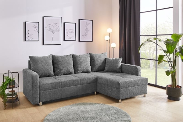 Tissu gris foncé