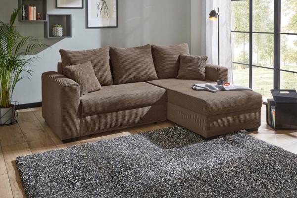 Microfibre velours côtelé taupe