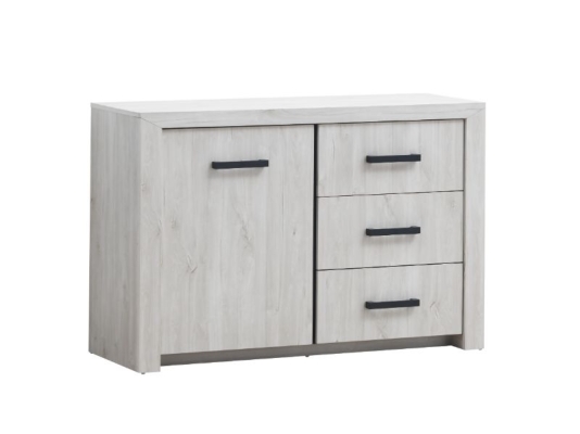 Commode 1 porte et 3 tiroirs 